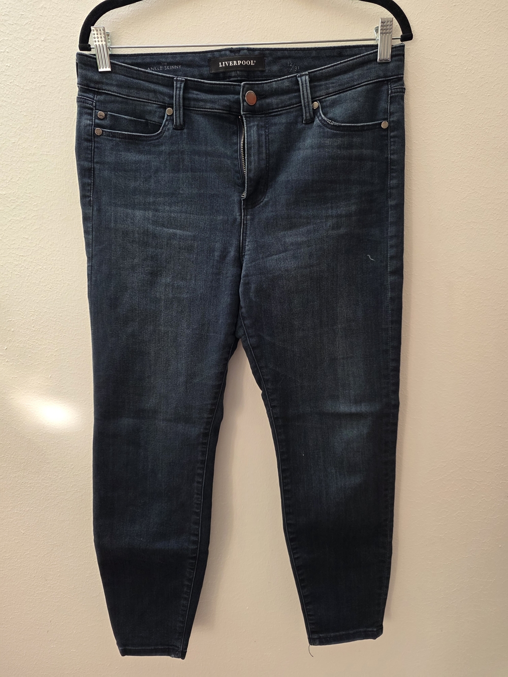 Liverpool Women’s Dark Indigo Ankle Skinny Jeans